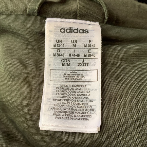 Adidas Brilliant Basics Sherpa Full-Zip Hoodie in Legend Earth - Picture 6 of 7